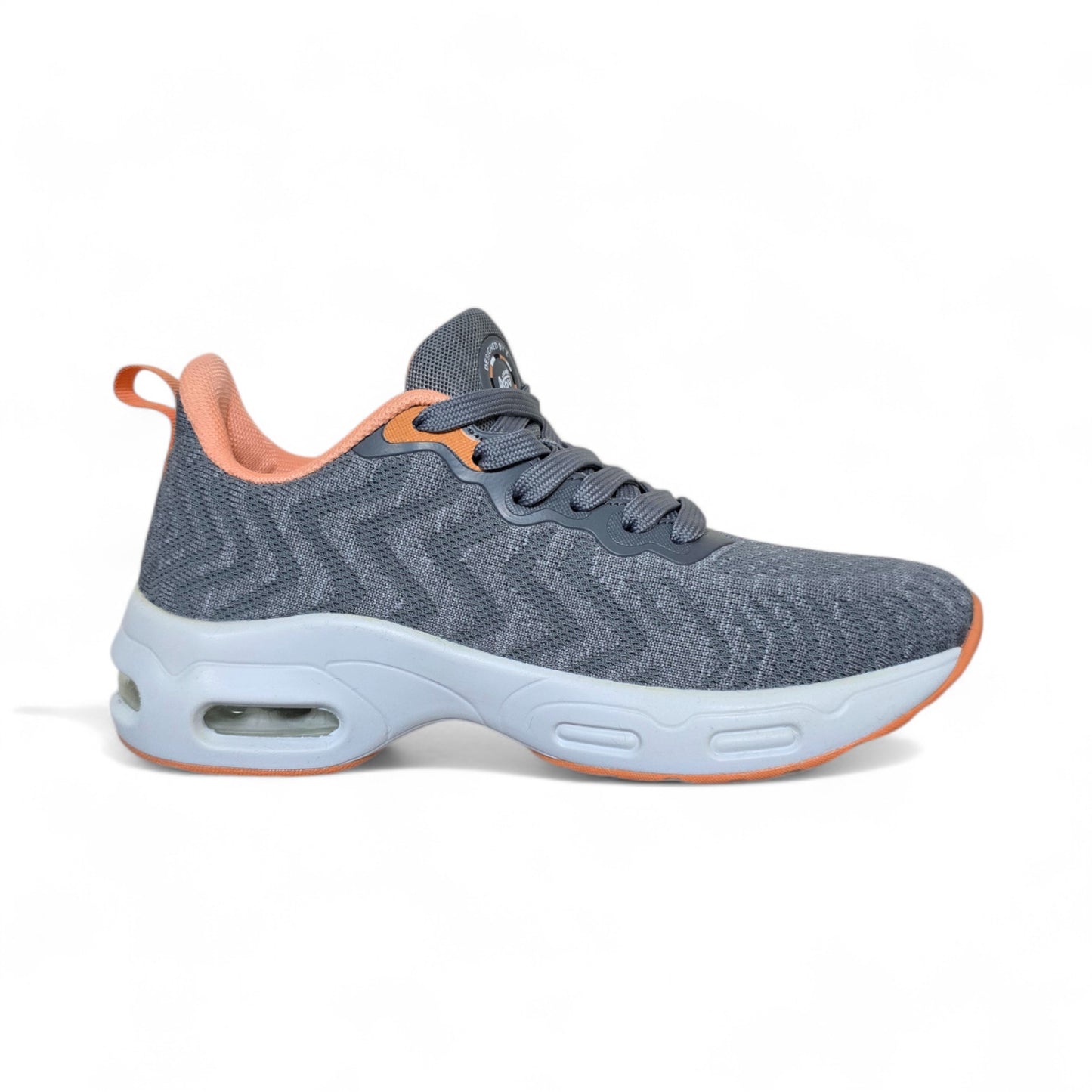 Aov Sneakers - Lightweight Unisex Shoes - Silver/Orange
