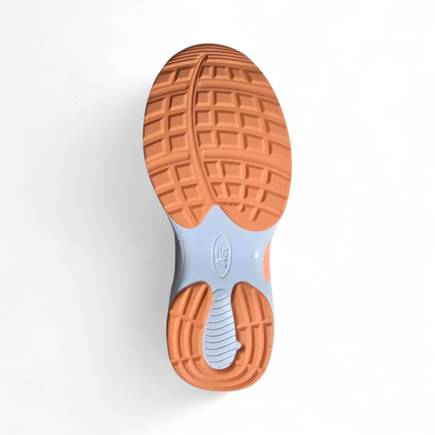 حذاء رياضي Aov - حذاء خفيف الوزن للجنسين - فضي/برتقالي