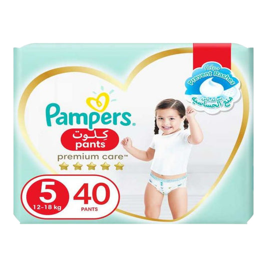 Pampers Pants Premium Care Diapers Size 5 (12-18 kg) 40pcs