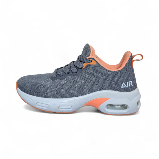 Aov Sneakers - Lightweight Unisex Shoes - Silver/Orange