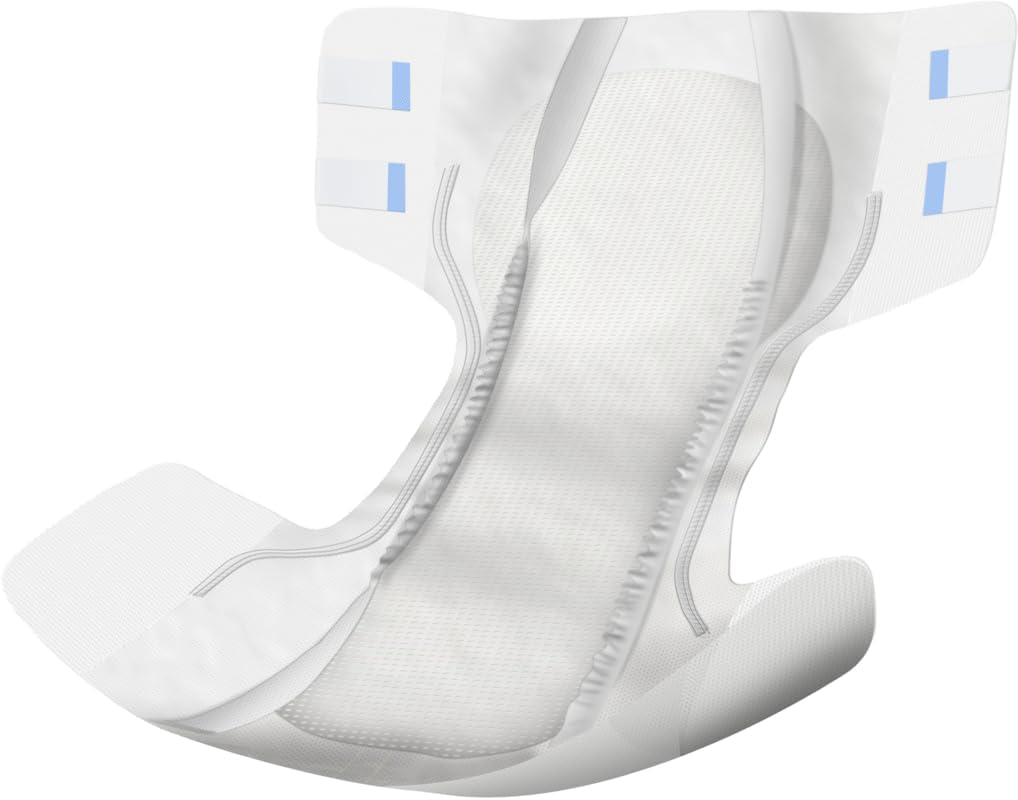 ABENA Slip Basic M2 Pack of 24 Incontinence Pads Women Men with an Absorbency of 2300ML Fast Absorbing Adult Nappies with a Odour Control System. ABENA Incontinence Pads Hip Size 70 110cm.