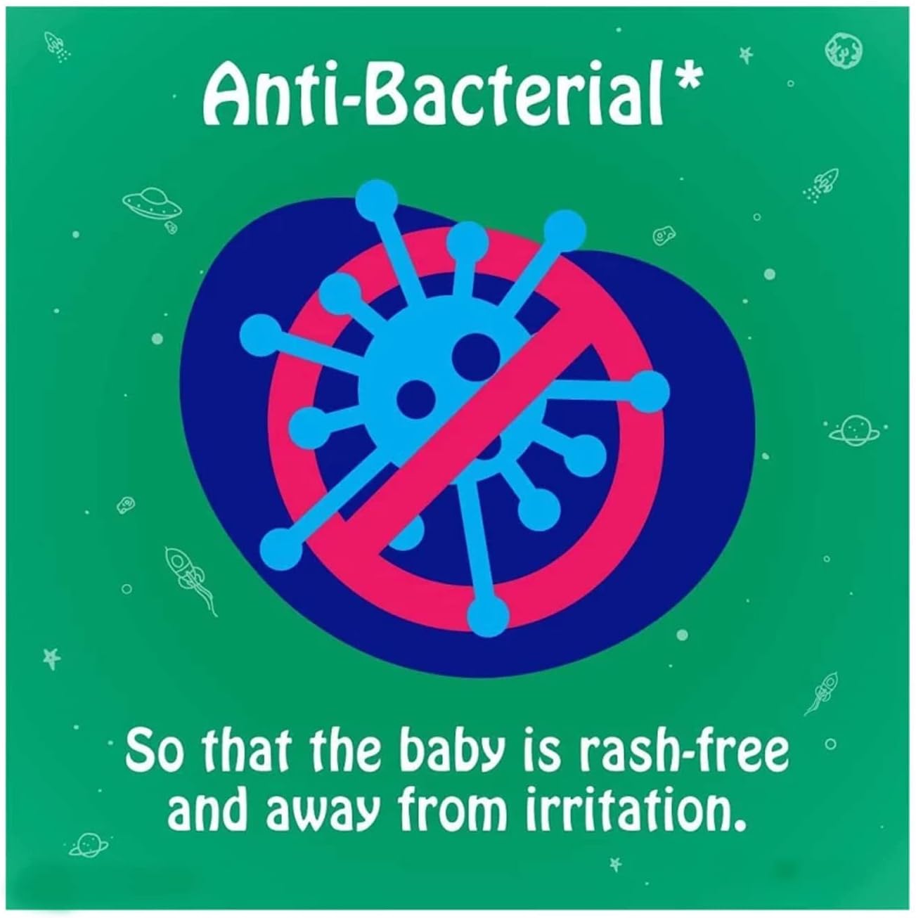 Ace Sabaah Super Soft Dry Diapers, Natural Comfort, Size 3, Medium 5-10kg, 1 Pack 66 Diaper Mega Pack