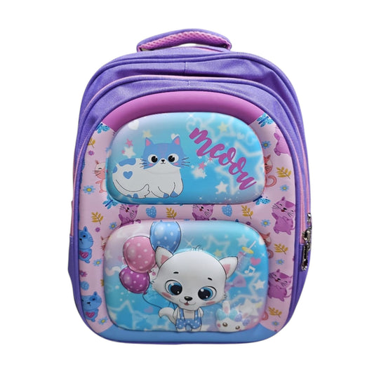 Kids School Backpack – Stylish, Spacious & Comfortable with 3D Front Design